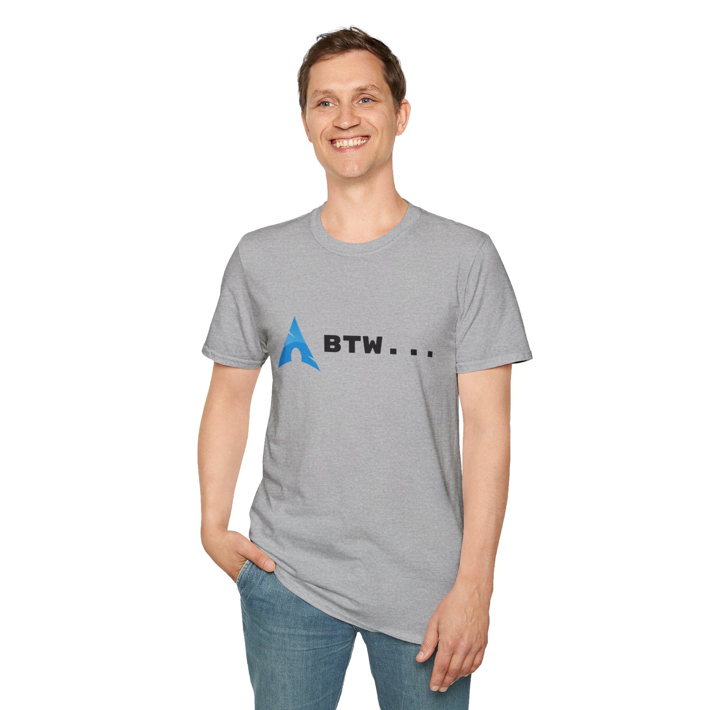 This Shirt Uses Arch BTW - Birthday Surprise, Graphic Tee, Tech Tee