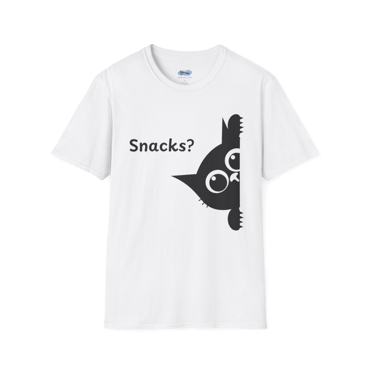 Snacks? - Funny Cat Tee, Pet Lover Gift