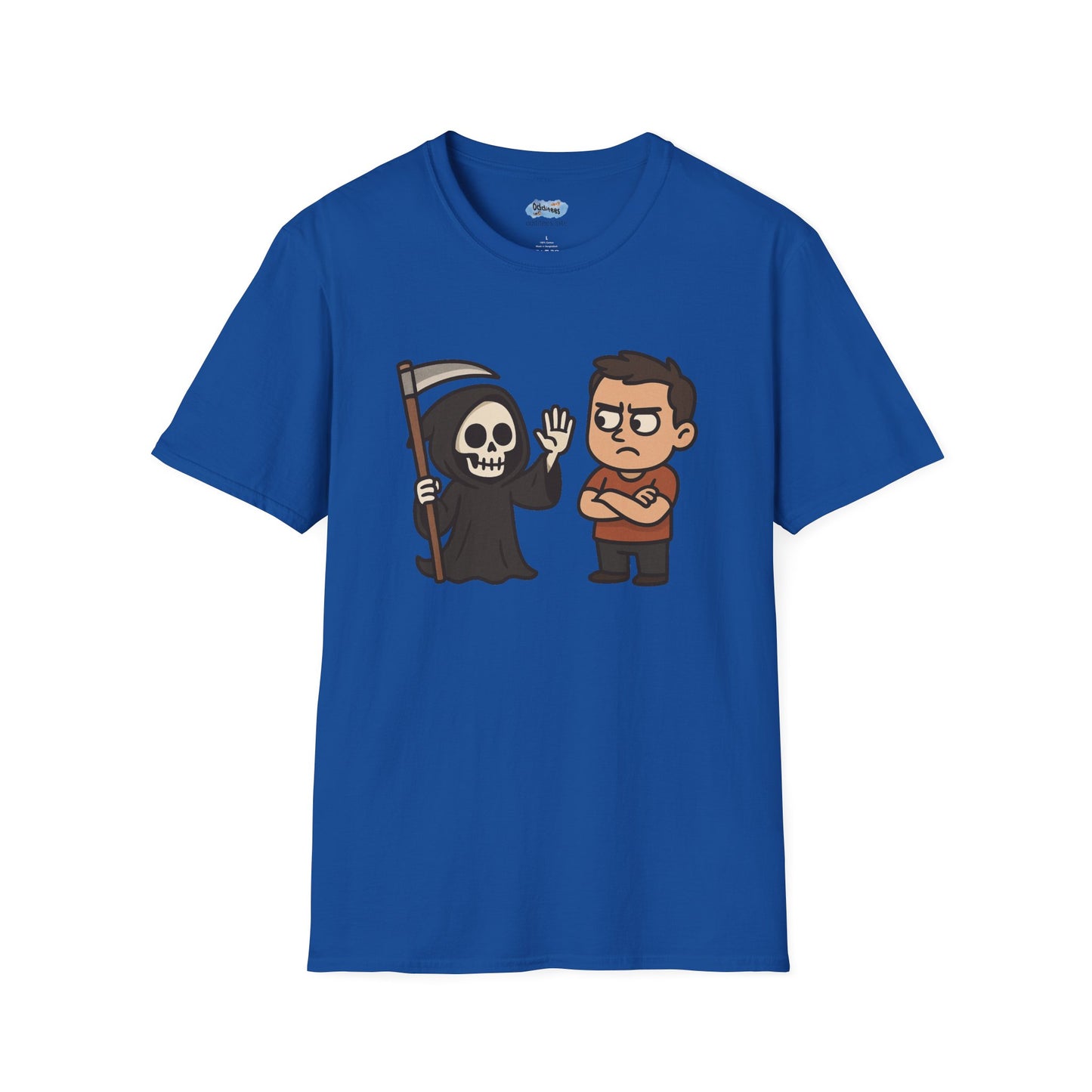 A Grim High Five - Humorous Graphic T-Shirt