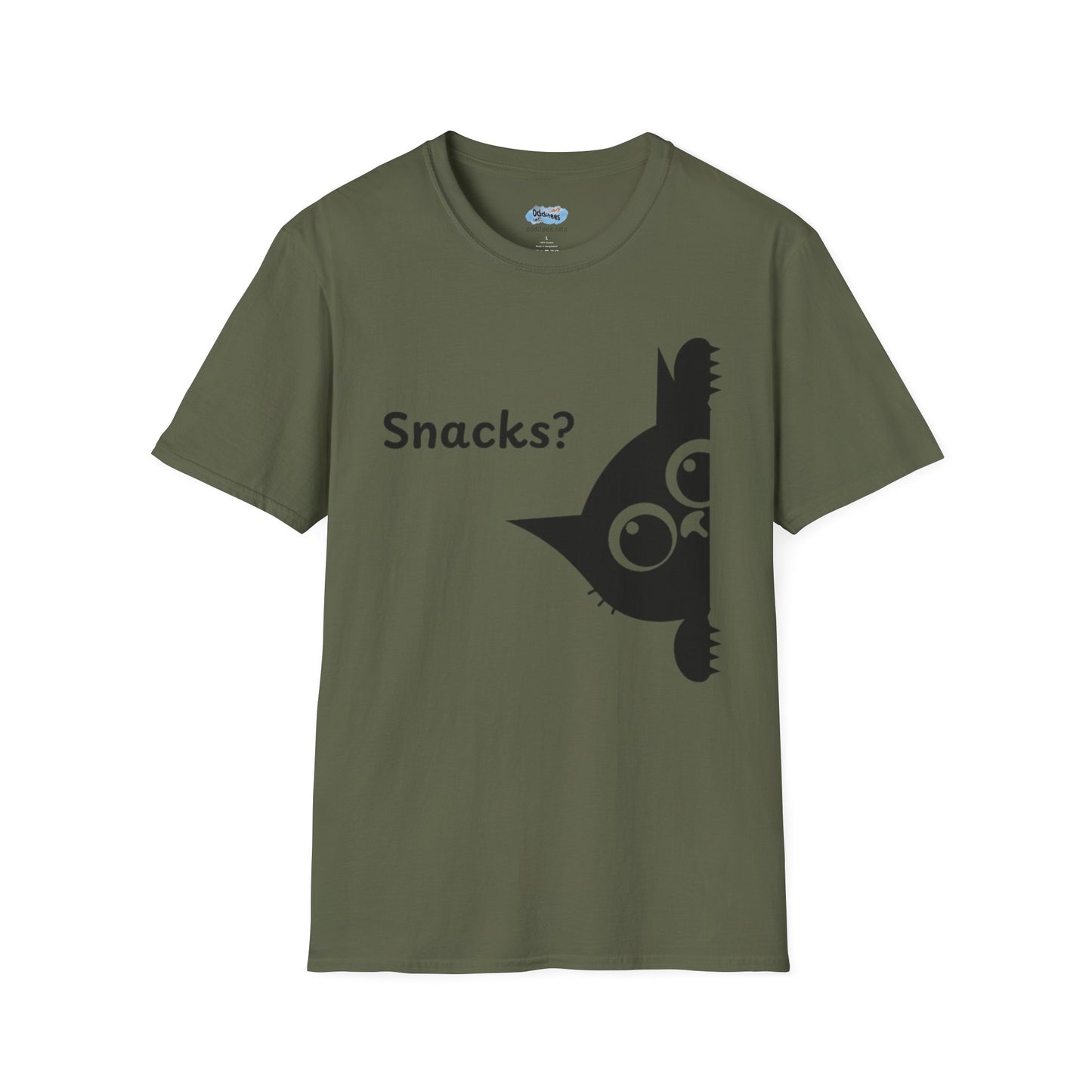 Snacks? - Funny Cat Tee, Pet Lover Gift