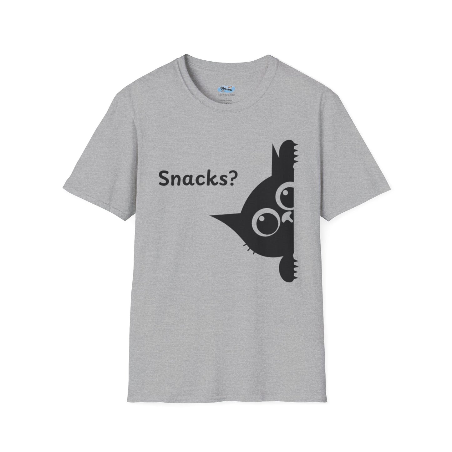 Snacks? - Funny Cat Tee, Pet Lover Gift