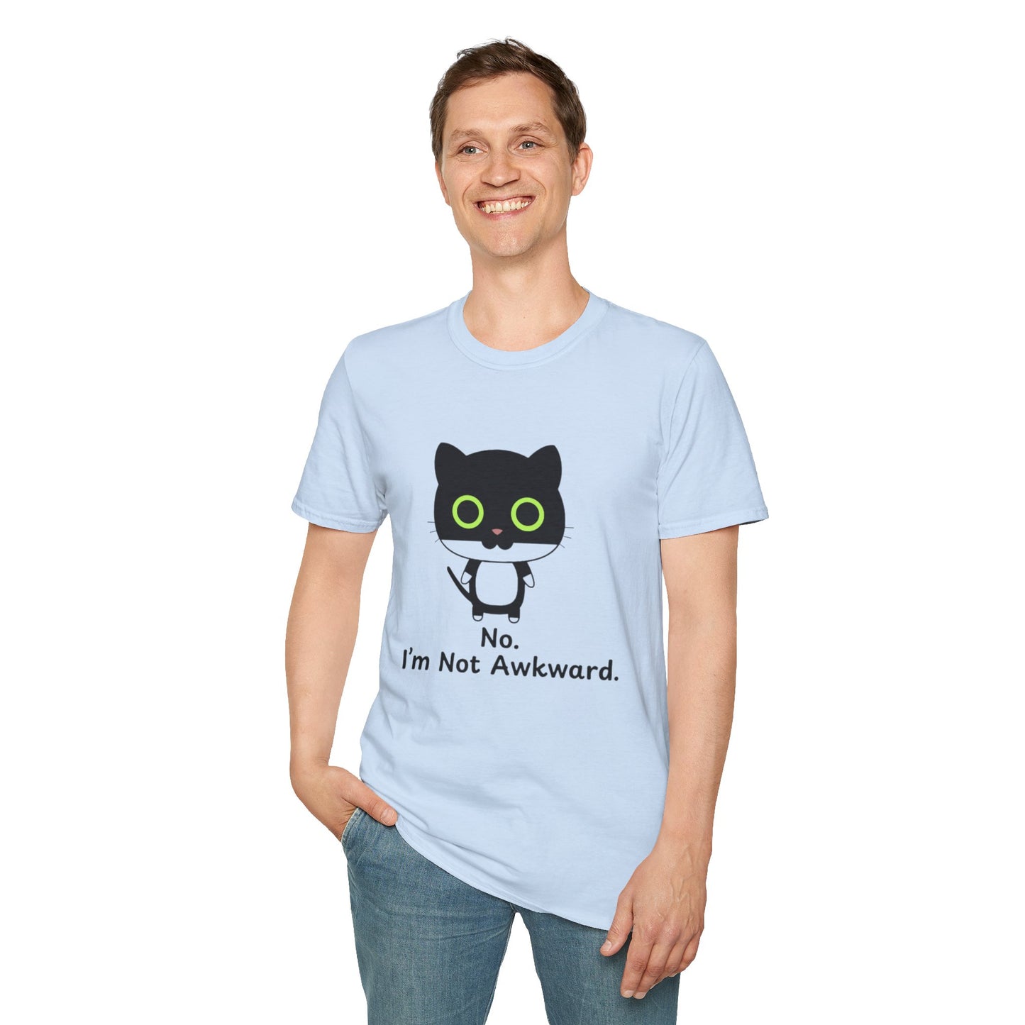 Non-awkward Cat - Perfect for Cat Lovers, Gift for Introverts