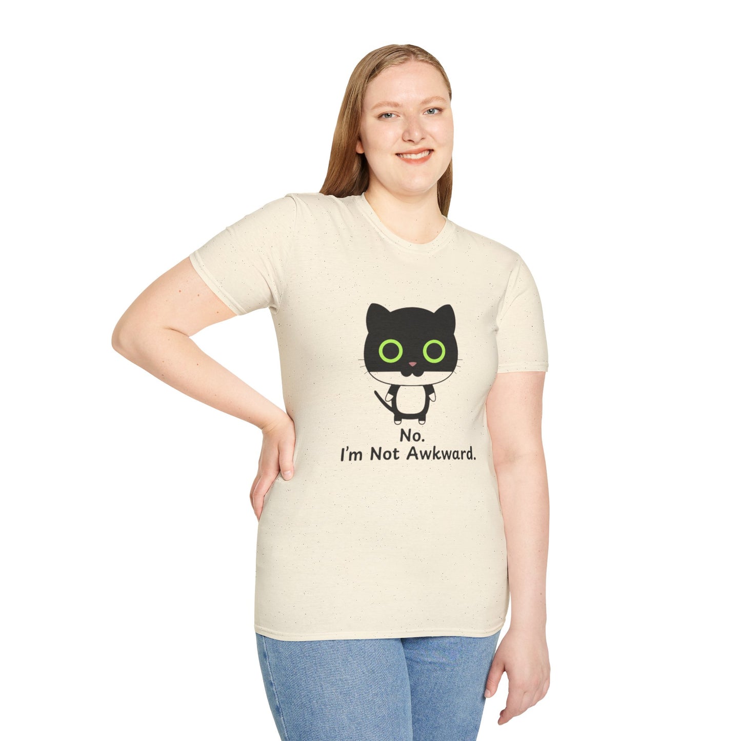 Non-awkward Cat - Perfect for Cat Lovers, Gift for Introverts