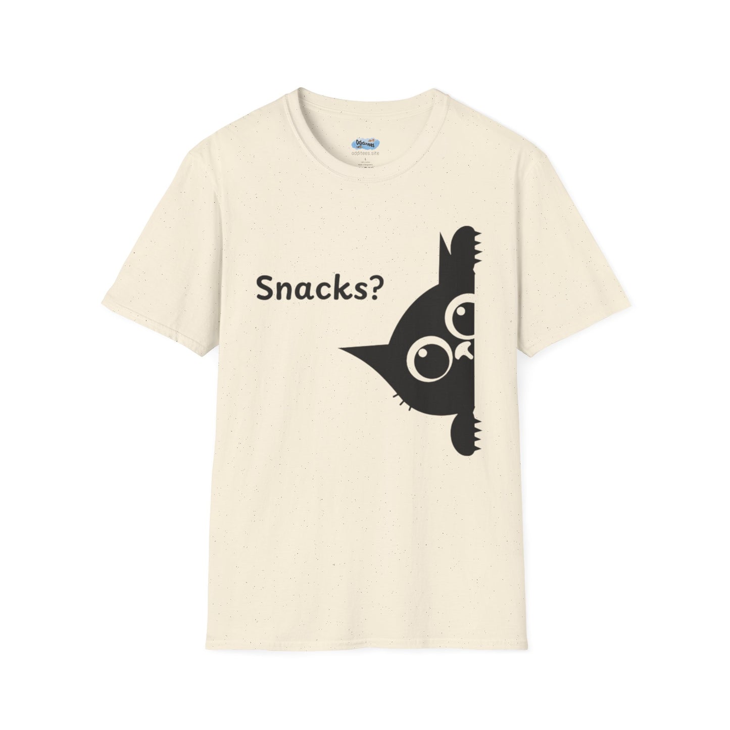 Snacks? - Funny Cat Tee, Pet Lover Gift