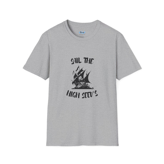 Sail the High Sea(d)s - Pirate Unisex T-Shirt, Nautical Tee