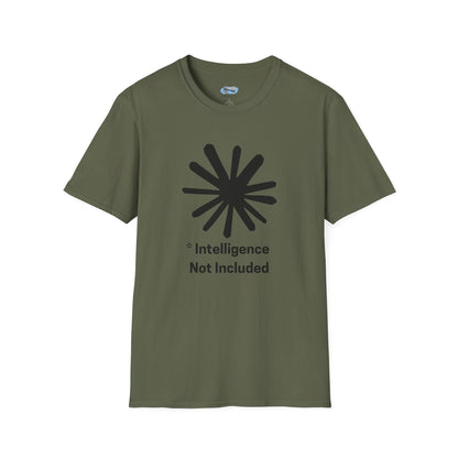 Intelligence Not Included Calude AI T-Shirt - AI Humor Shirt