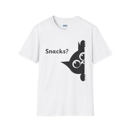 Snacks? - Funny Cat Tee, Pet Lover Gift