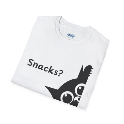 Snacks? - Funny Cat Tee, Pet Lover Gift