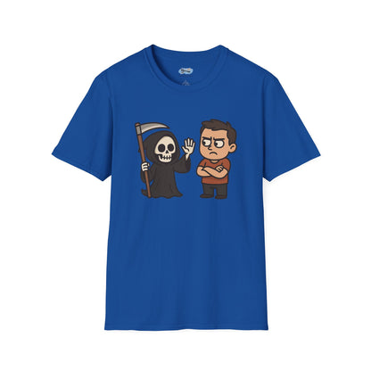A Grim High Five - Humorous Graphic T-Shirt