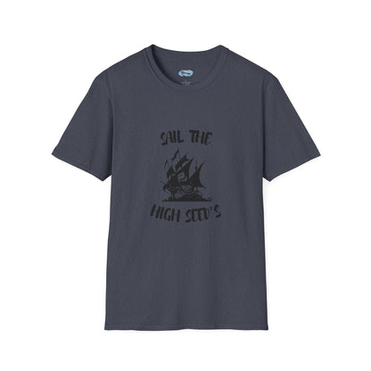 Sail the High Sea(d)s - Pirate Unisex T-Shirt, Nautical Tee