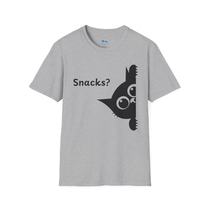 Snacks? - Funny Cat Tee, Pet Lover Gift