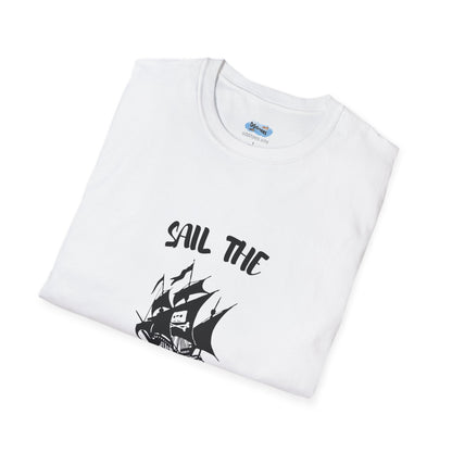 Sail the High Sea(d)s - Pirate Unisex T-Shirt, Nautical Tee
