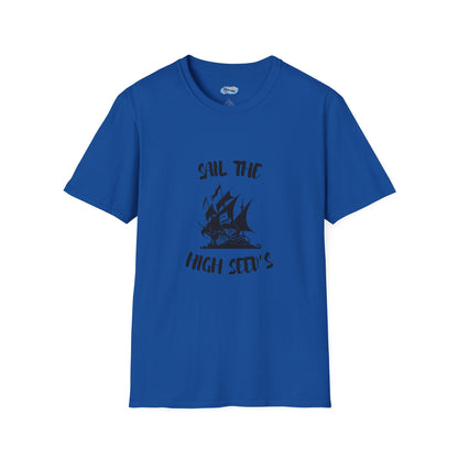 Sail the High Sea(d)s - Pirate Unisex T-Shirt, Nautical Tee