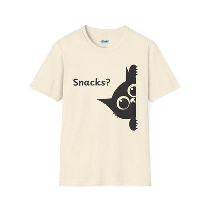 Snacks? - Funny Cat Tee, Pet Lover Gift